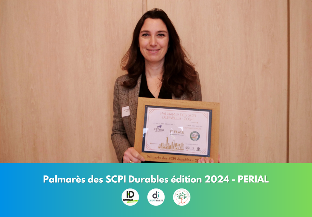 Palmarès des SCPI Durables édition 2024 Trophée PERIAL - Laetitia Bernier