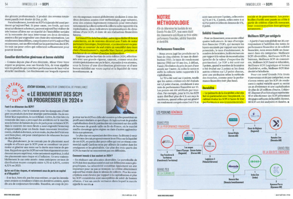 Revue de presse du mois de juillet 2024