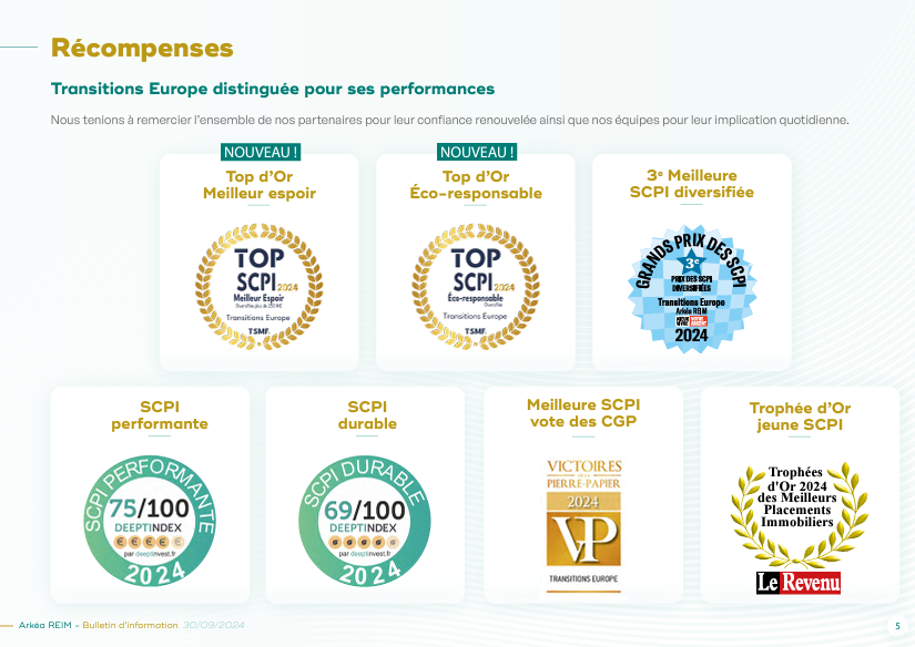 Revue de Presse Arkea affiche les scores Transitions Europe