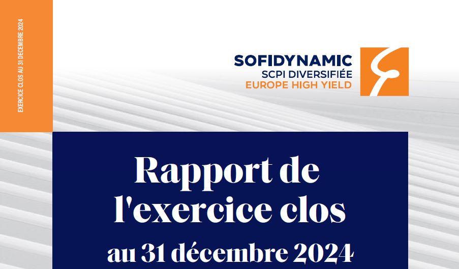 Rapport annuel 2024 de la SCPI SOFIDYNAMIC