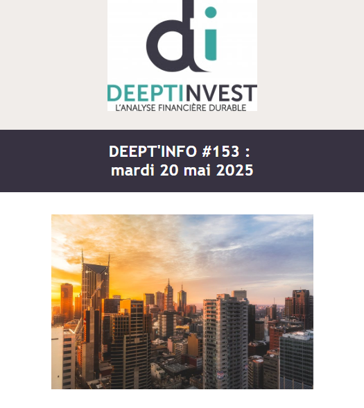 Newsletter Deeptinvest 153 du 20/05/2025