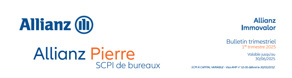 Rapport trimestriel du 1T 2025 de la SCPI Allianz Pierre