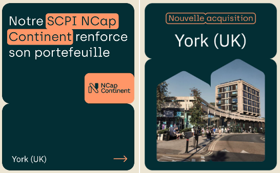 NCAP Continent investit à York