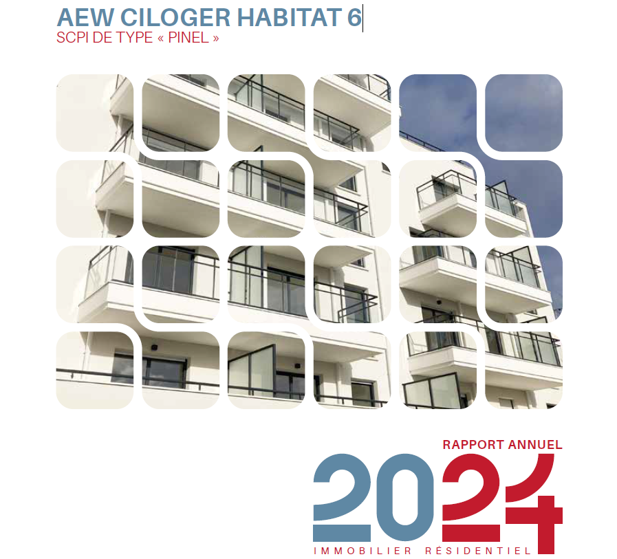 Rapport annuel 2024 de la SCPI AEW Ciloger Habitat 6