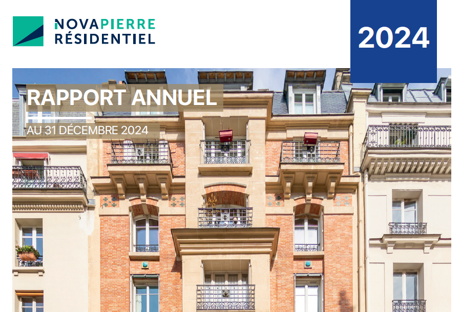 Rapport annuel 2024 de la SCPI Novapierre Résidentiel