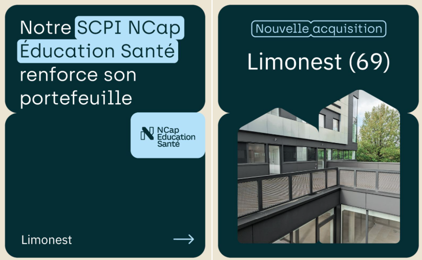 NCap Education Santé investit dans l’agglomération lyonnaise