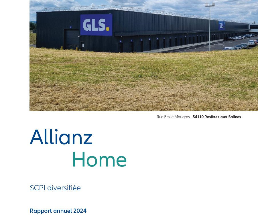 Rapport annuel 2024 de la SCPI Allianz Home