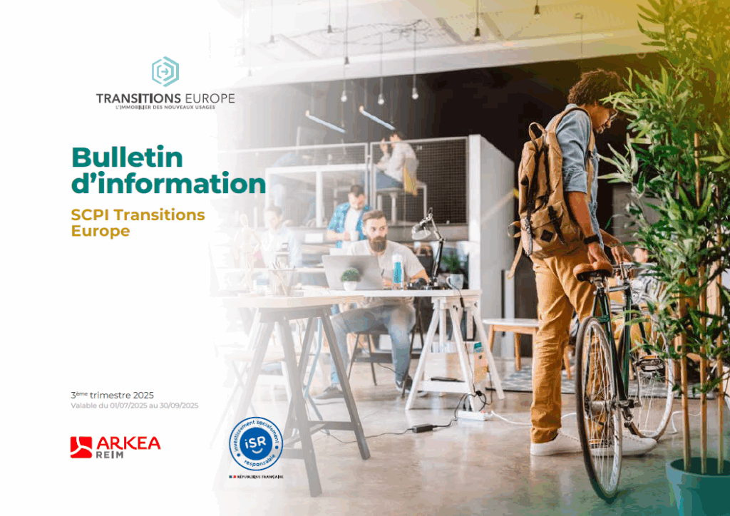 Rapport trimestriel au 3T 2025 de la SCPI Transitions Europe