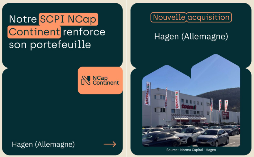Première acquisition de NCap Continent en Allemagne