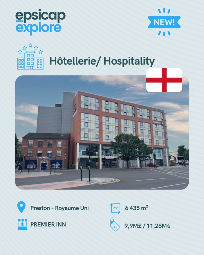 Première acquisition de la jeune SCPI Epsicap Explore