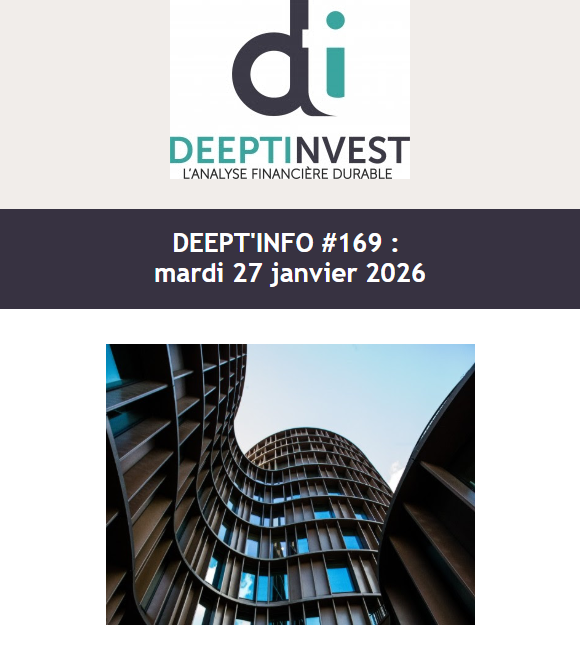 Newsletter Deeptinvest #169 du 27 janvier 2026