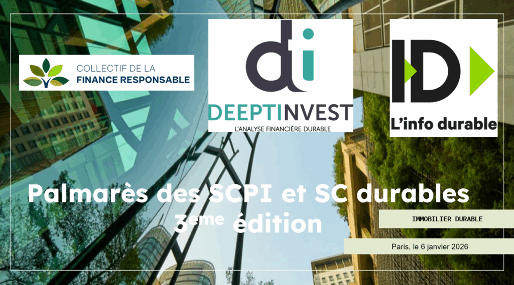 Palmarès des SCPI durables 2026 : résultats de la troisième édition