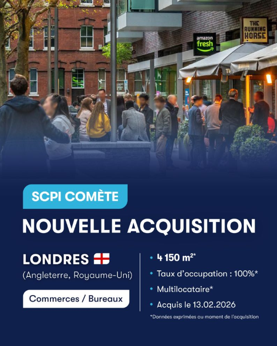 Comète étend son portefeuille en plein centre de Londres