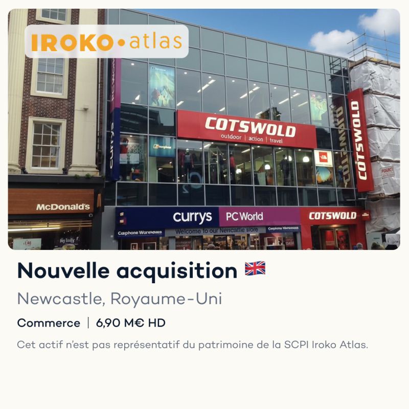 Iroko Atlas investit à Newcastle