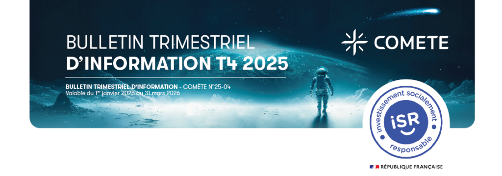 Rapport trimestriel au 4T 2025 de la SCPI Comète