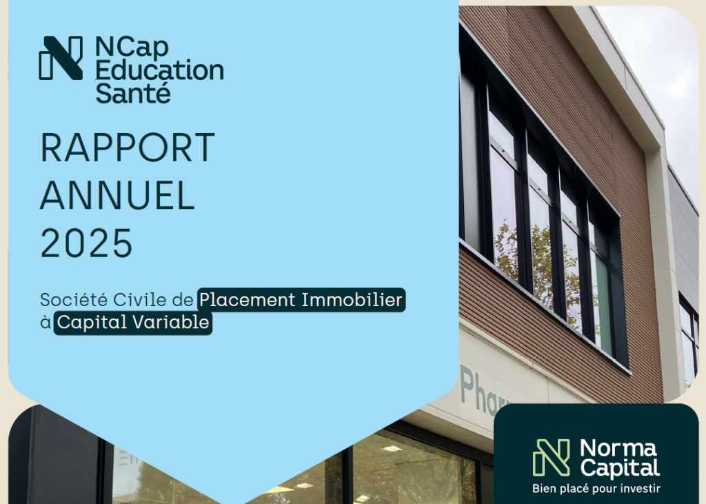 Rapport annuel 2025 de la SCPI NCap Education Santé