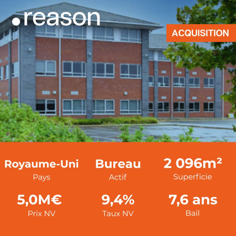 Reason réalise sa 12ème acquisition au Royaume-Uni à Leicester