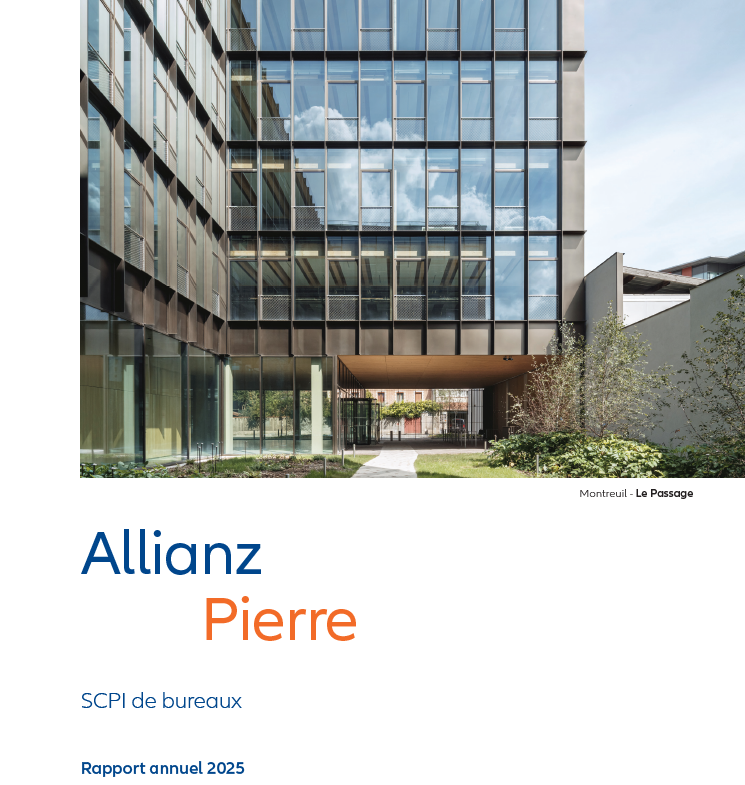 Rapport annuel 2025 de la SCPI Allianz Pierre