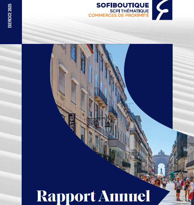 Rapport annuel 2025 de la SCPI Sofiboutique