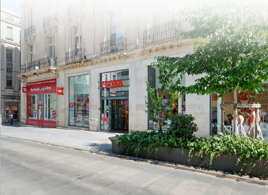 achat HEMA urban coeur commerce juillet 2026